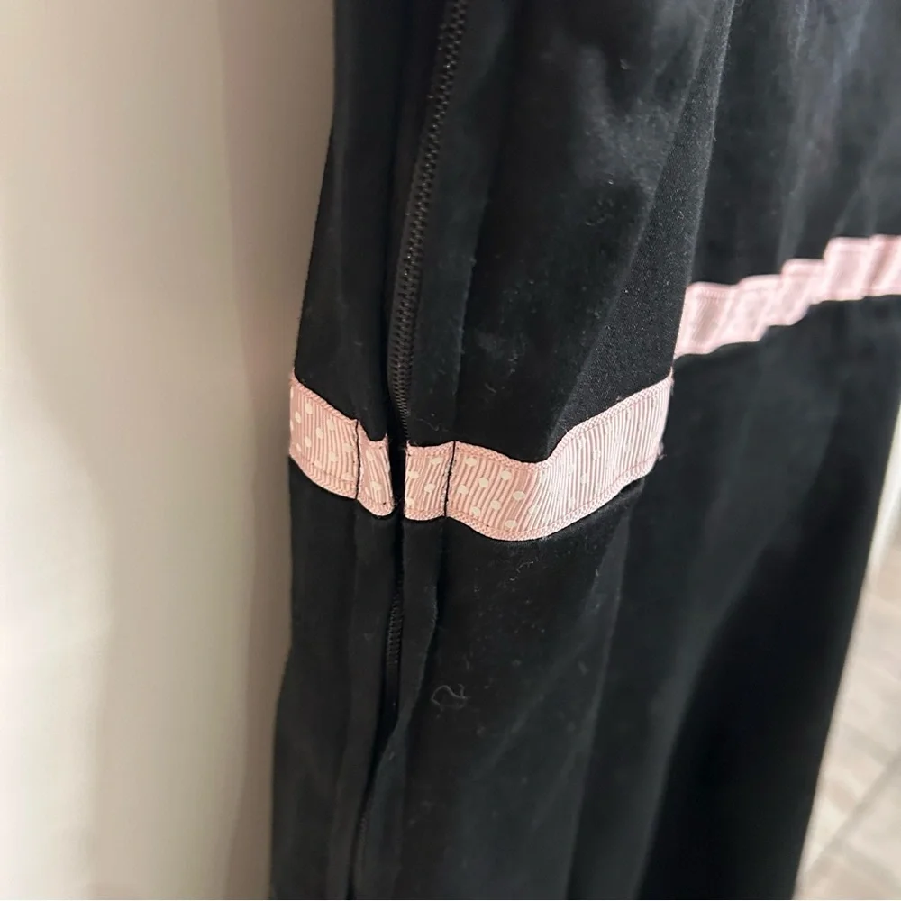 RW & CO mini Black Dress with Pink Straps and Band Size 0 - Picture 3 of 5